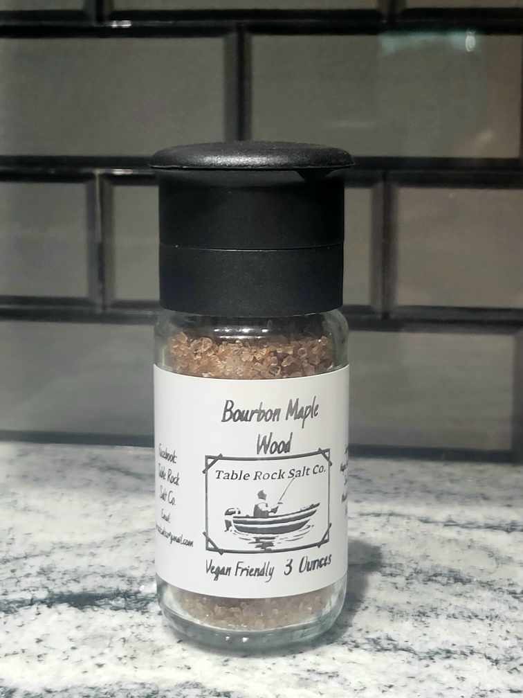 Bourbon Maple Wood Smoked Sea Salt